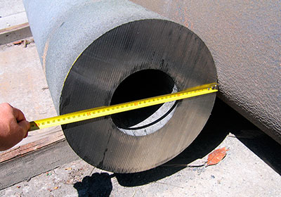 Thick Walled Spun Cast Tube OD 359mm ID 100mm L 2810mm