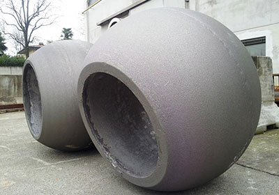 Vertical Spun Cast Unmachined 32 inch Balls